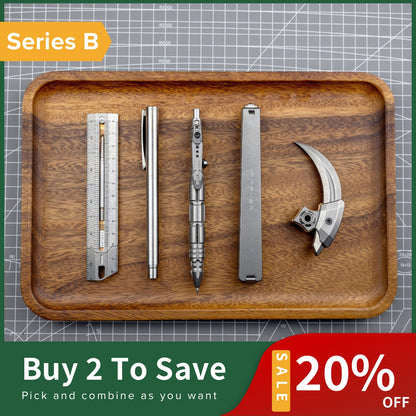 【20% OFF】Mix & Match Titanium EDC Gears Combo Pro