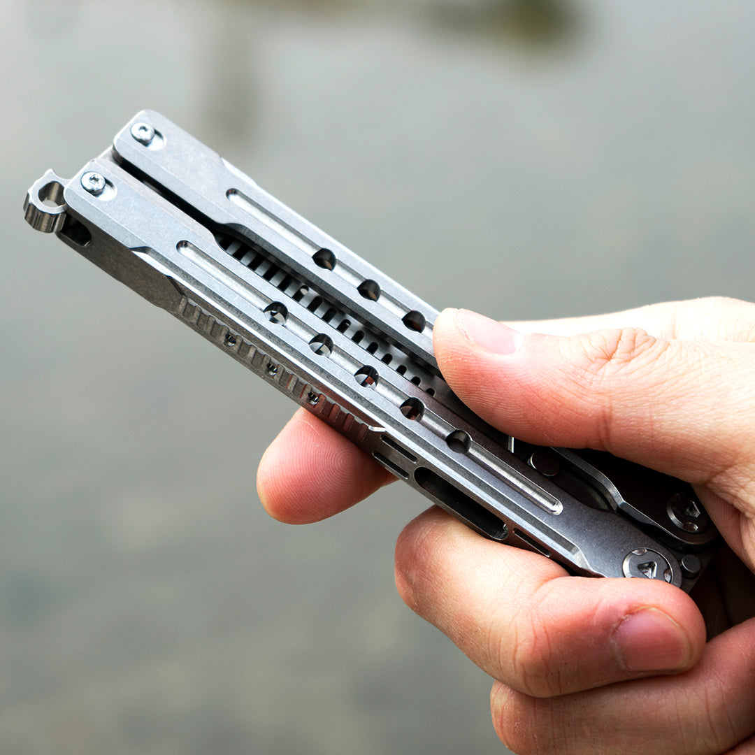 Titanium B-MAX Butterfly Knife