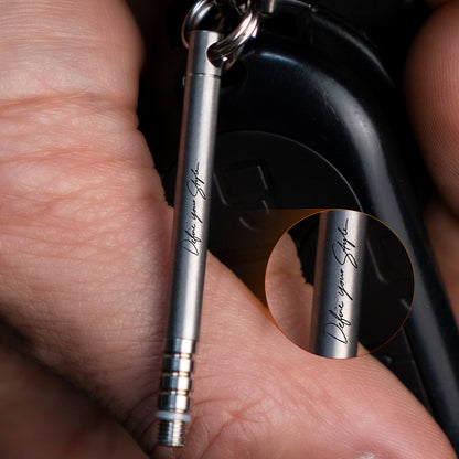 Titanium Mini Toothpick for Keychain