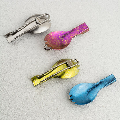 Titanium Portable Folding Spork&Spoon