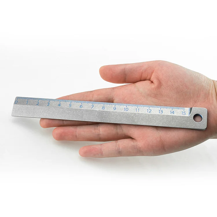 Titanium Dual-sided Ruler