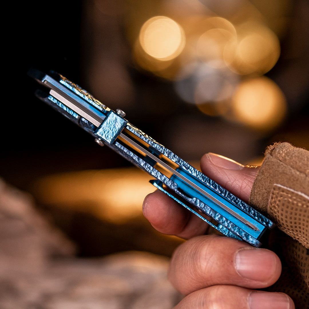 Frost Raven Titanium Utility Folding knife