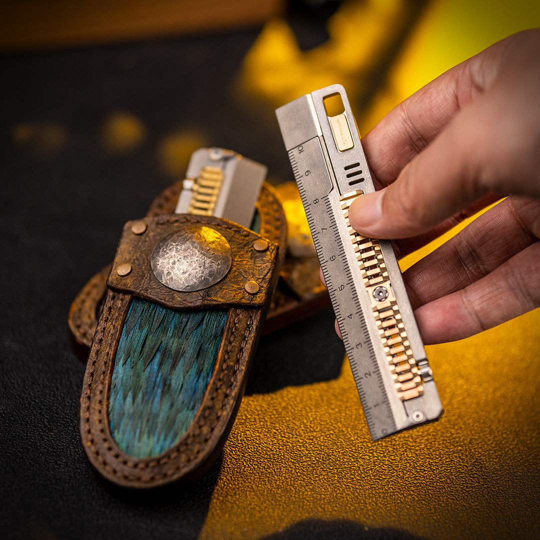 Mix 2.0: Titanium EDC Ruler