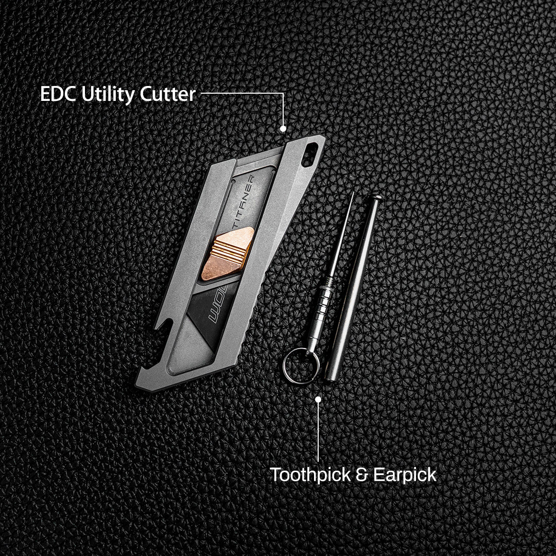 Retractable Mini Titanium EDC Utility Cutter