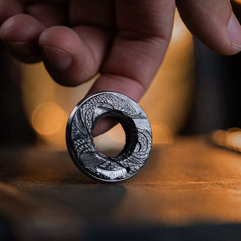 Tiroler:Titanium Curve Measure Ring