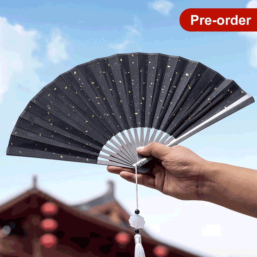 【Pre-Order】Titanium DIY Folding Fan