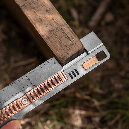 Mix 2.0: Titanium EDC Ruler