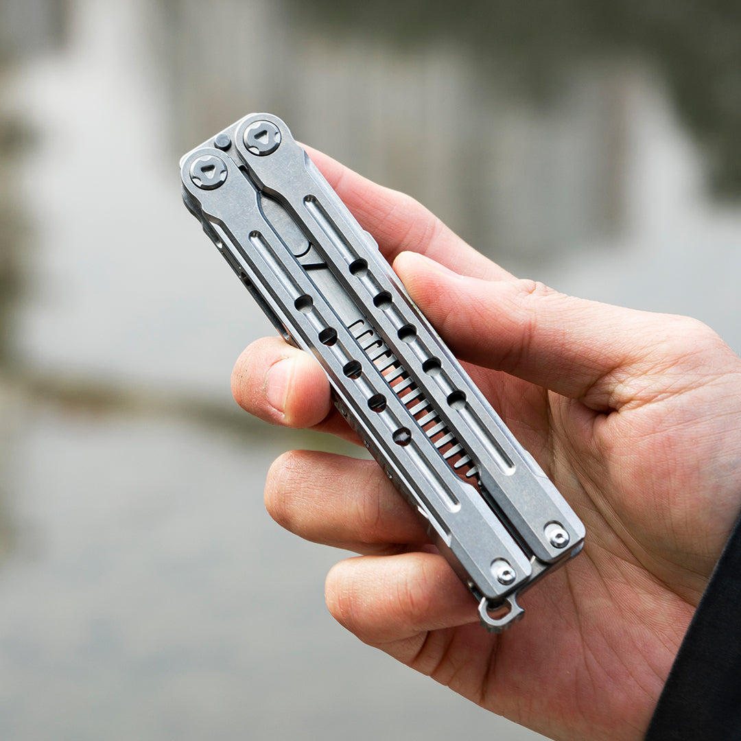 Titanium B-MAX Butterfly Knife