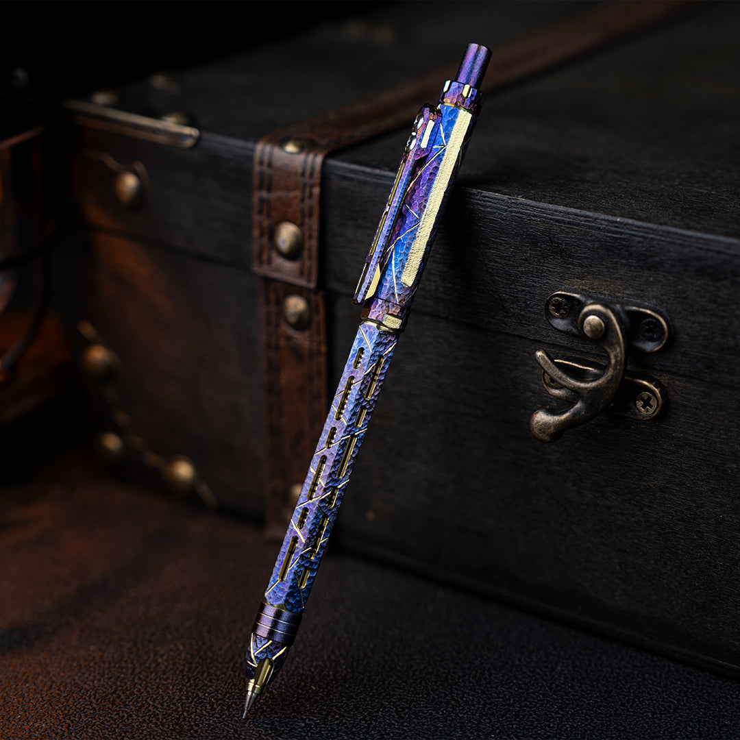Hand-carved Ti-Chi Click Pencil