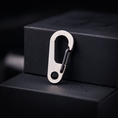Titanium Key Carabiner: Durable Outdoor EDC Backpack Accessory