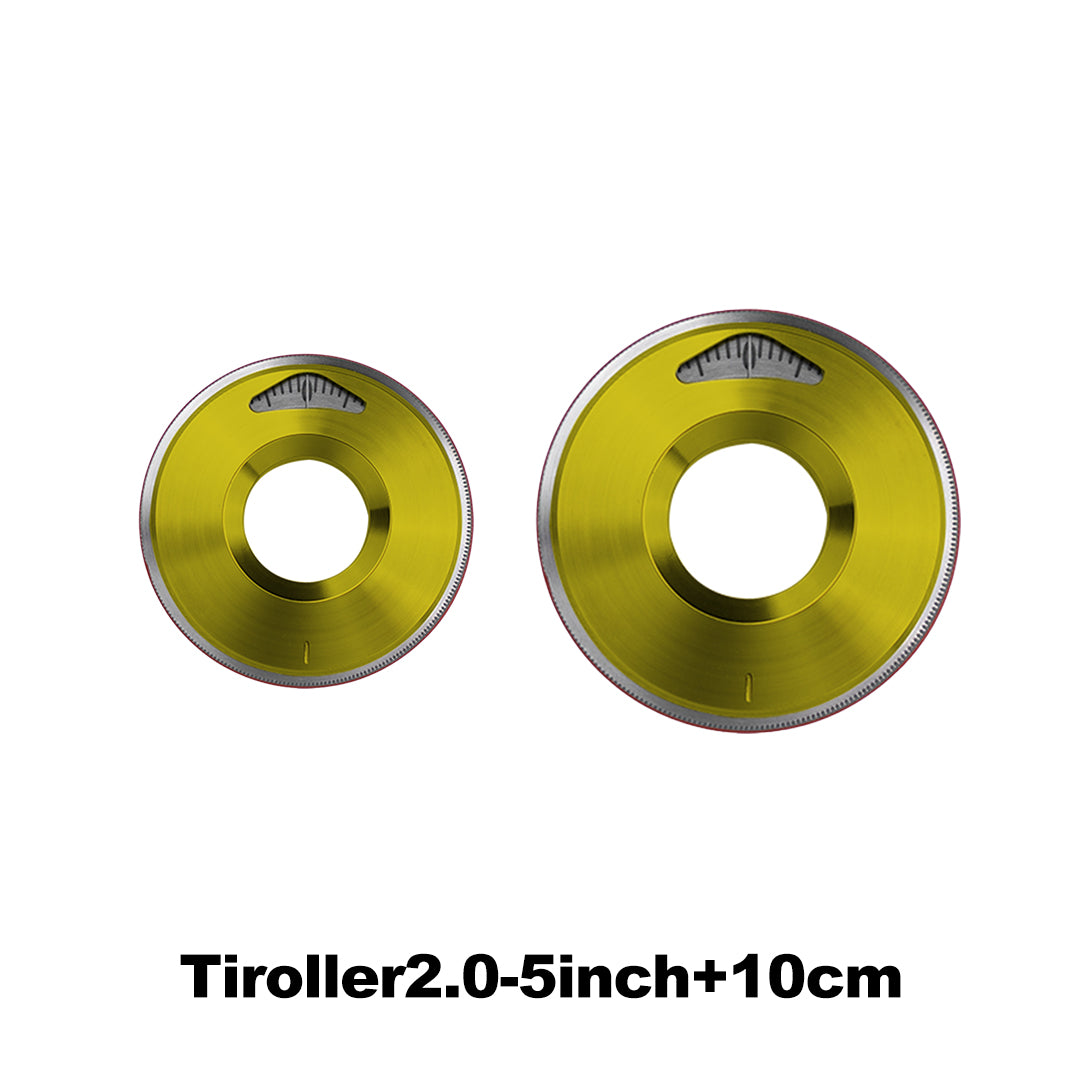 Tiroler 2.0: Titanium Curve Measure Ring