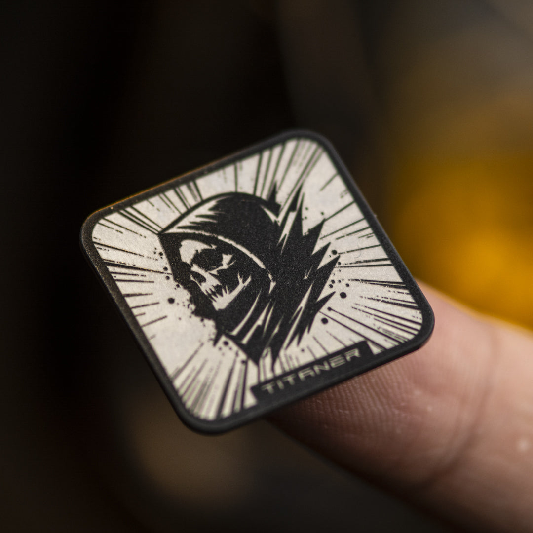 Titanium Velcro Patches/Badges