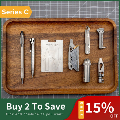 【15% OFF】Mix & Match Titanium EDC Gears Combo