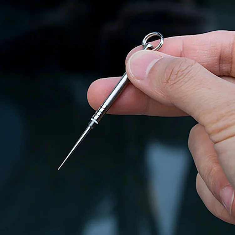 Titanium Mini Toothpick for Keychain
