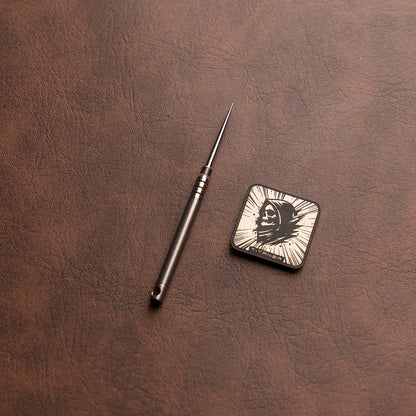 Mini-Zahnstocher aus Titan für Schlüsselanhänger 