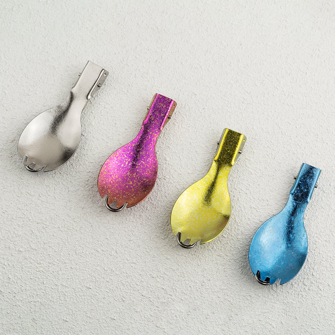 Titanium Portable Folding Spork&Spoon