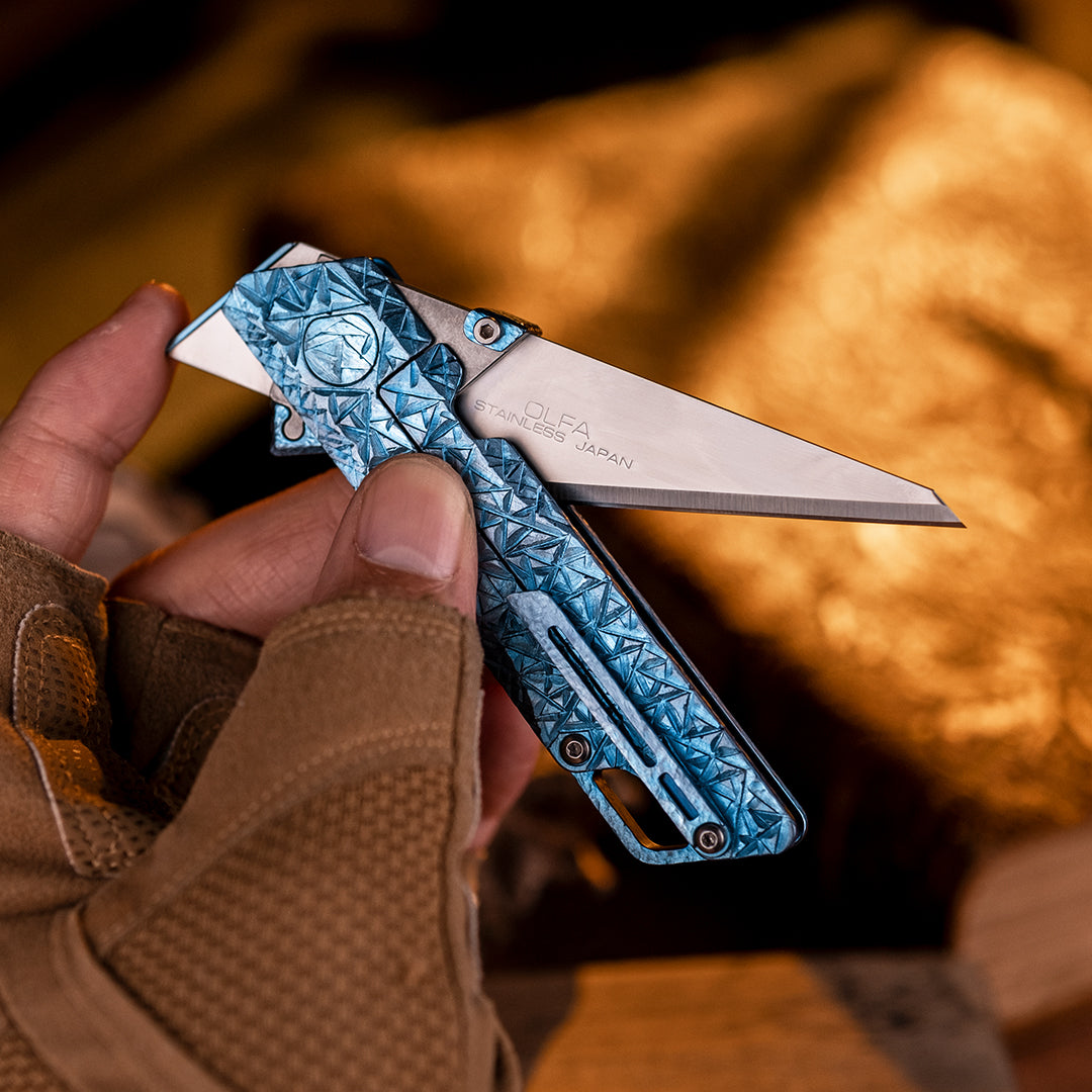 Frost Raven Titanium Utility Folding knife