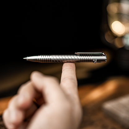 Titanium Pocket Bolt-Action Pen