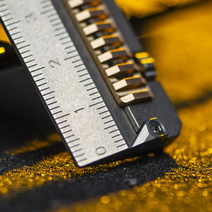 Mix 2.0: Titanium EDC Ruler