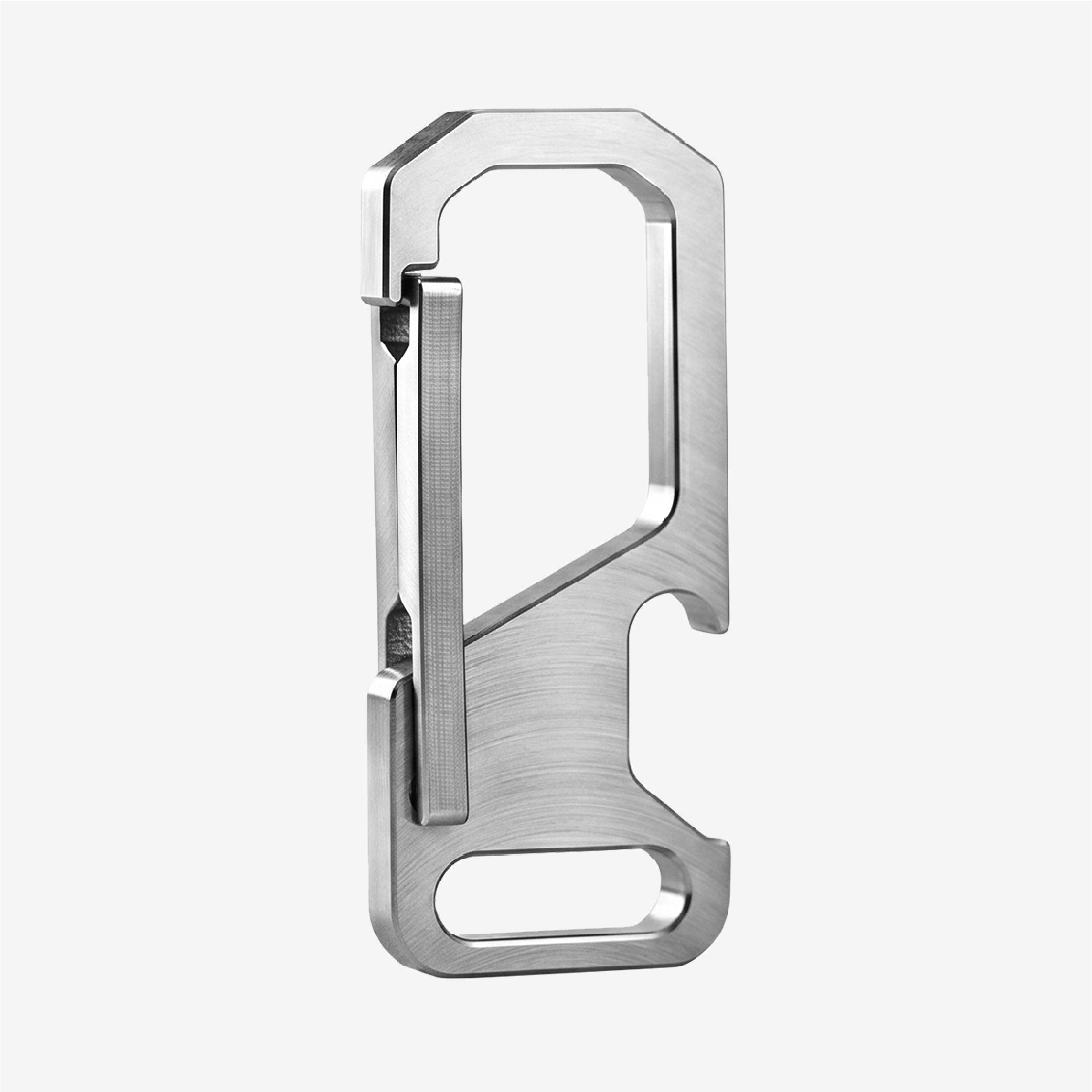 Titanium Bottle Opener Carabiner