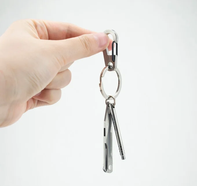 Titanium Mini Toothpick for Keychain