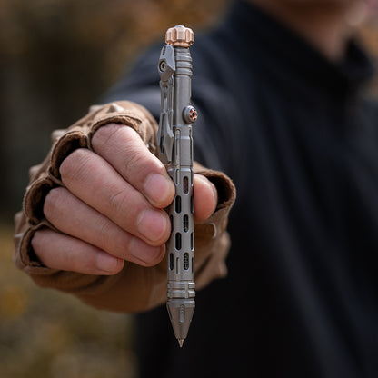 Titanium Tactical Bolt-Action Pen
