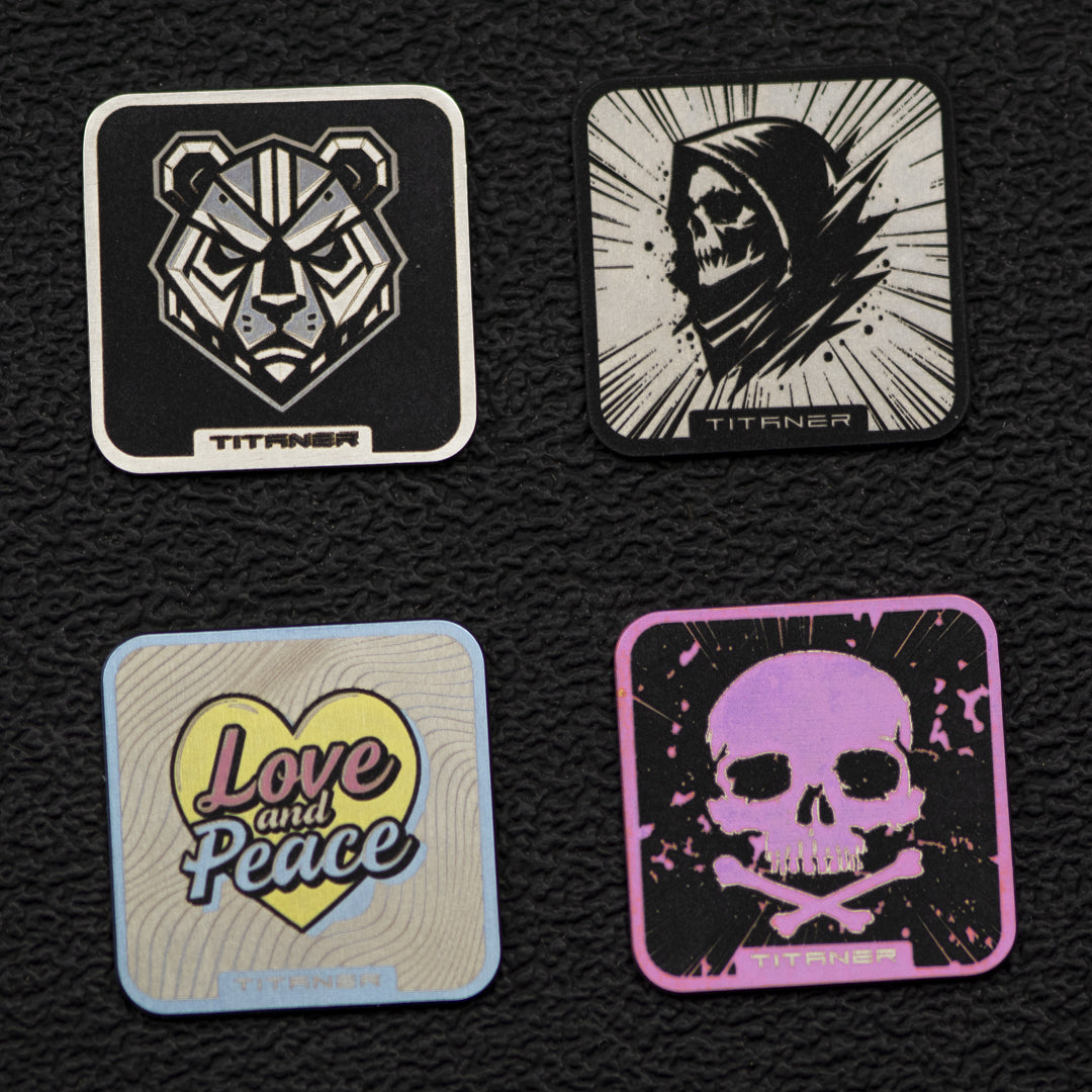 Parche/Insignias de Velcro de Titanio