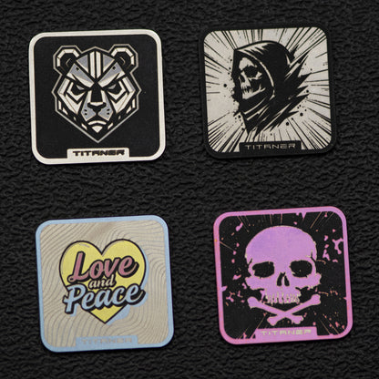 Parche/Insignias de Velcro de Titanio