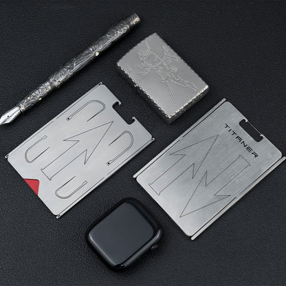 Titanium Cardholder with Multi-Survival Backups