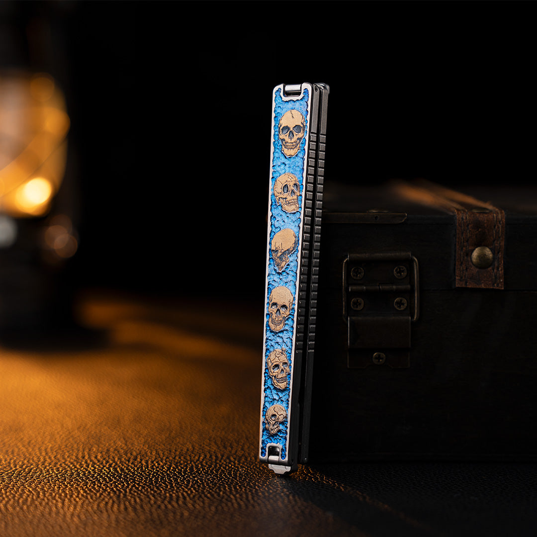 Whisper Hades: Engraved Titanium Folding Saw【Limited 20 Pcs
