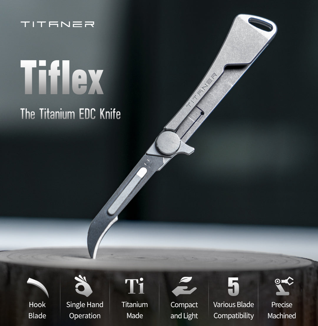 Tiflex:Titanium Mini  Folding Knife