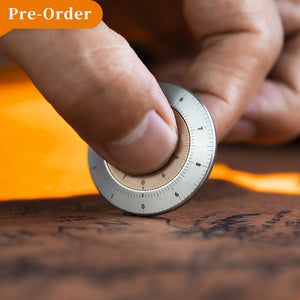 【Pre-Order】Mini Titanium Curve Measure Slide Rule