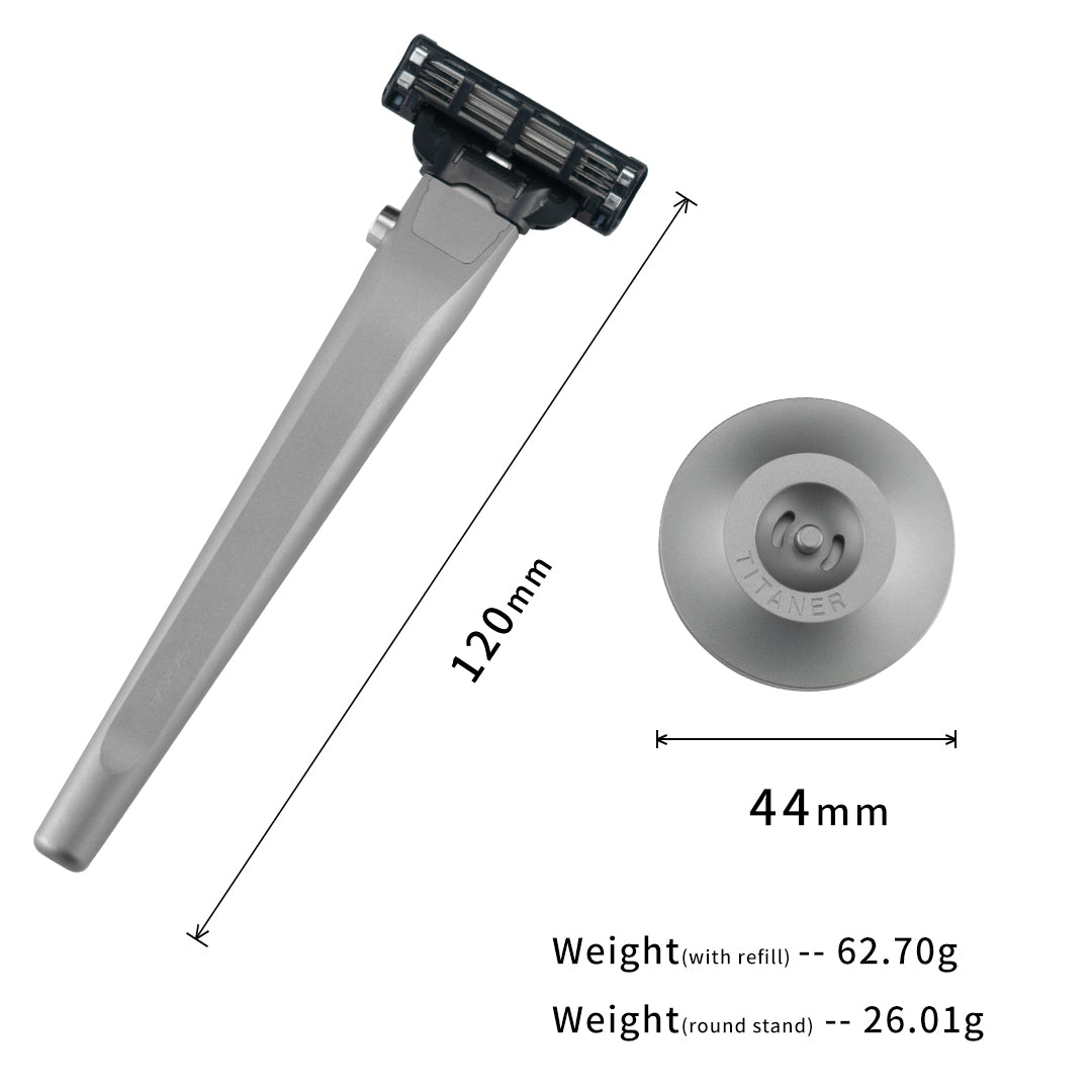 Titanium 3-layer Razor