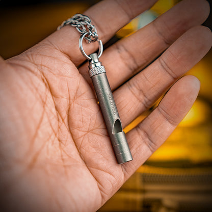 Titanium EDC Whistle