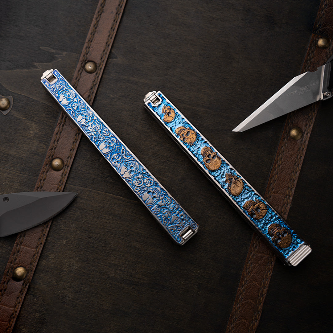 Whisper Hades: Engraved Titanium Folding Saw【Limited 20 Pcs