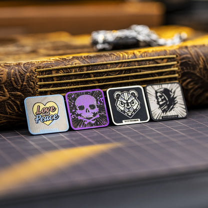 Parche/Insignias de Velcro de Titanio