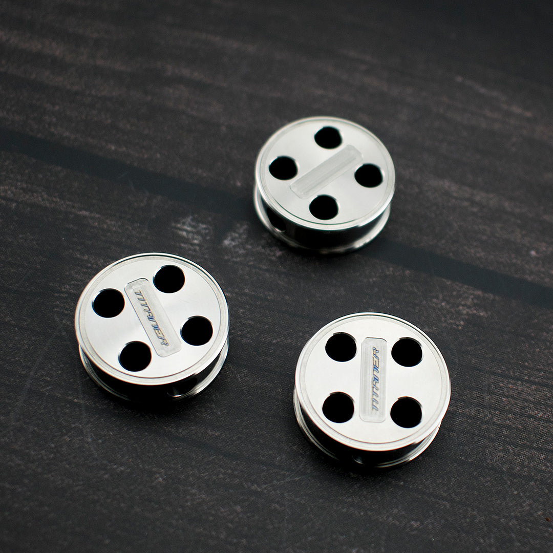 Titanium Round Lanyard Bead