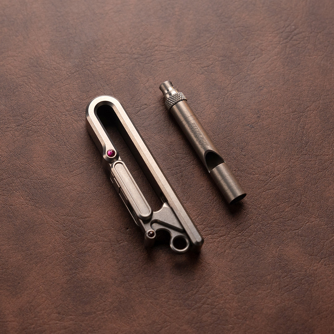 Titanium Belt Keychain