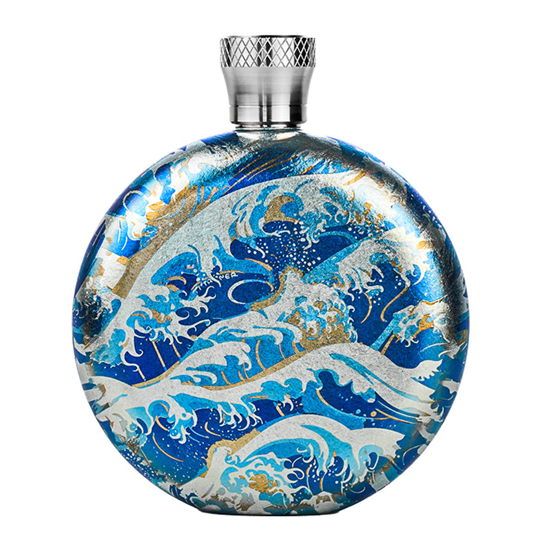 World Premiere Colored Titanium Hip Flask