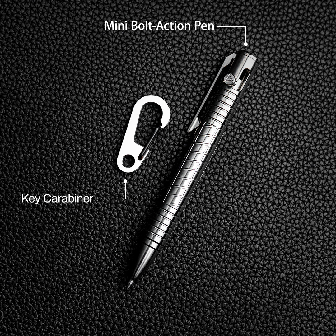 Schlüsselkarabiner aus Titan: Robustes EDC-Rucksackzubehör für den Außenbereich 