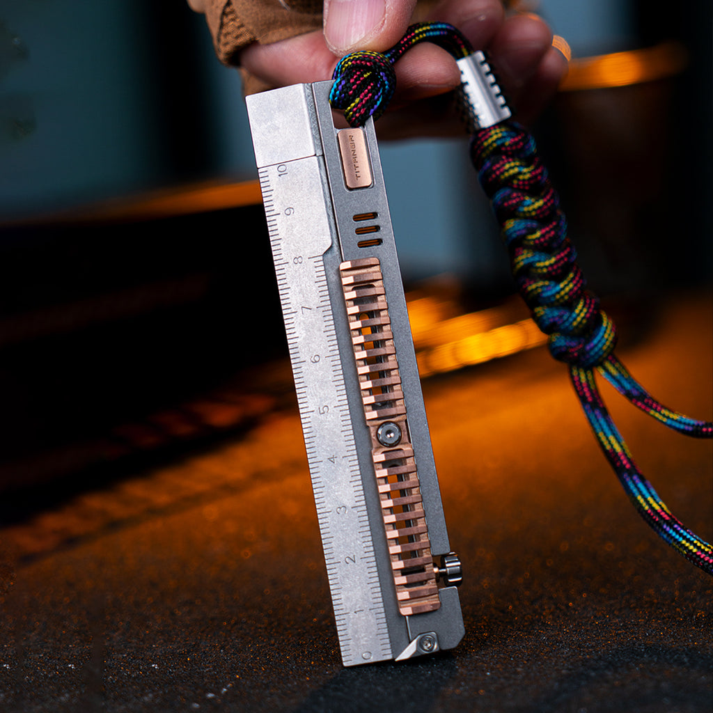 Mix 2: the Titanium EDC Ruler – Titaner