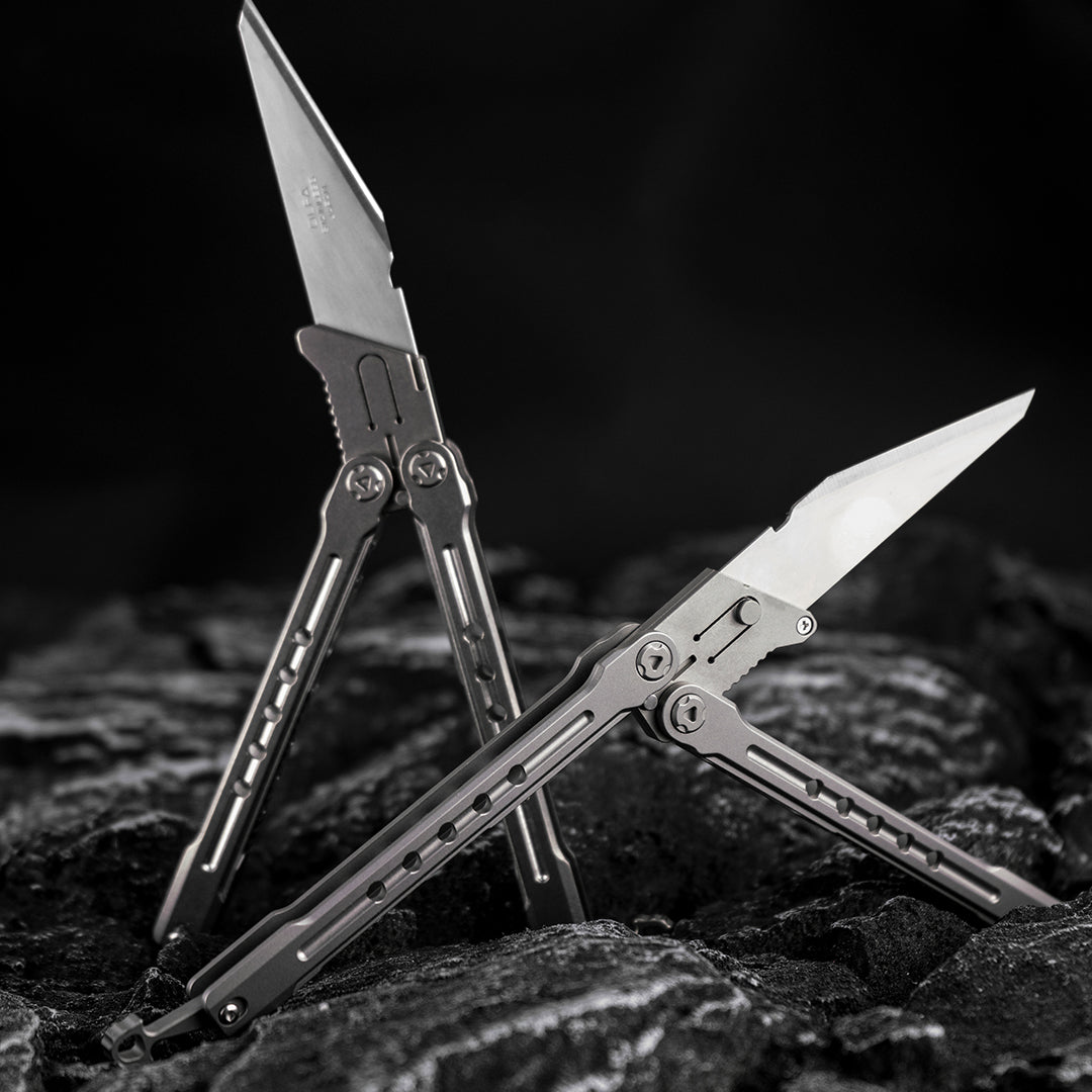 Titanium B-MAX Butterfly Knife