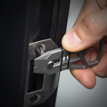Titanium Multi-function EDC Tool for Bottle Opener/Pry Bar/Screwdriver