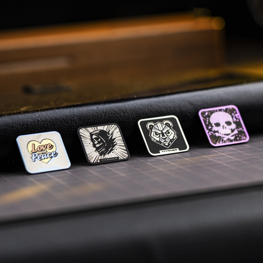 Parche/Insignias de Velcro de Titanio