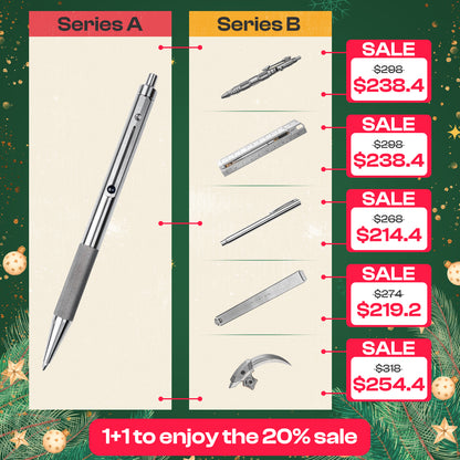 【20% OFF】Mix & Match Titanium EDC Gears Combo Pro