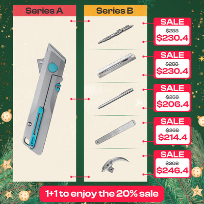 【20% OFF】Mix & Match Titanium EDC Gears Combo Pro