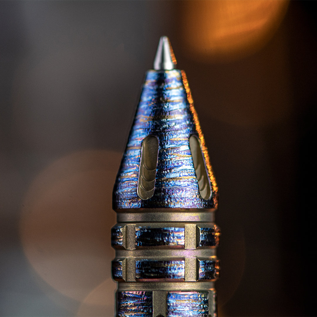 Luminous Falling: Titanium Tactical Bolt-Action Pen【Limited 10 Pcs】