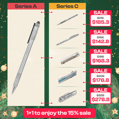 【15% OFF】Mix & Match Titanium EDC Gears Combo