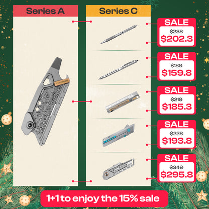 【15% OFF】Mix & Match Titanium EDC Gears Combo