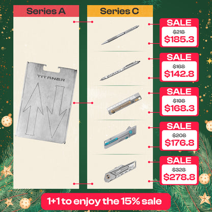 【15% OFF】Mix & Match Titanium EDC Gears Combo